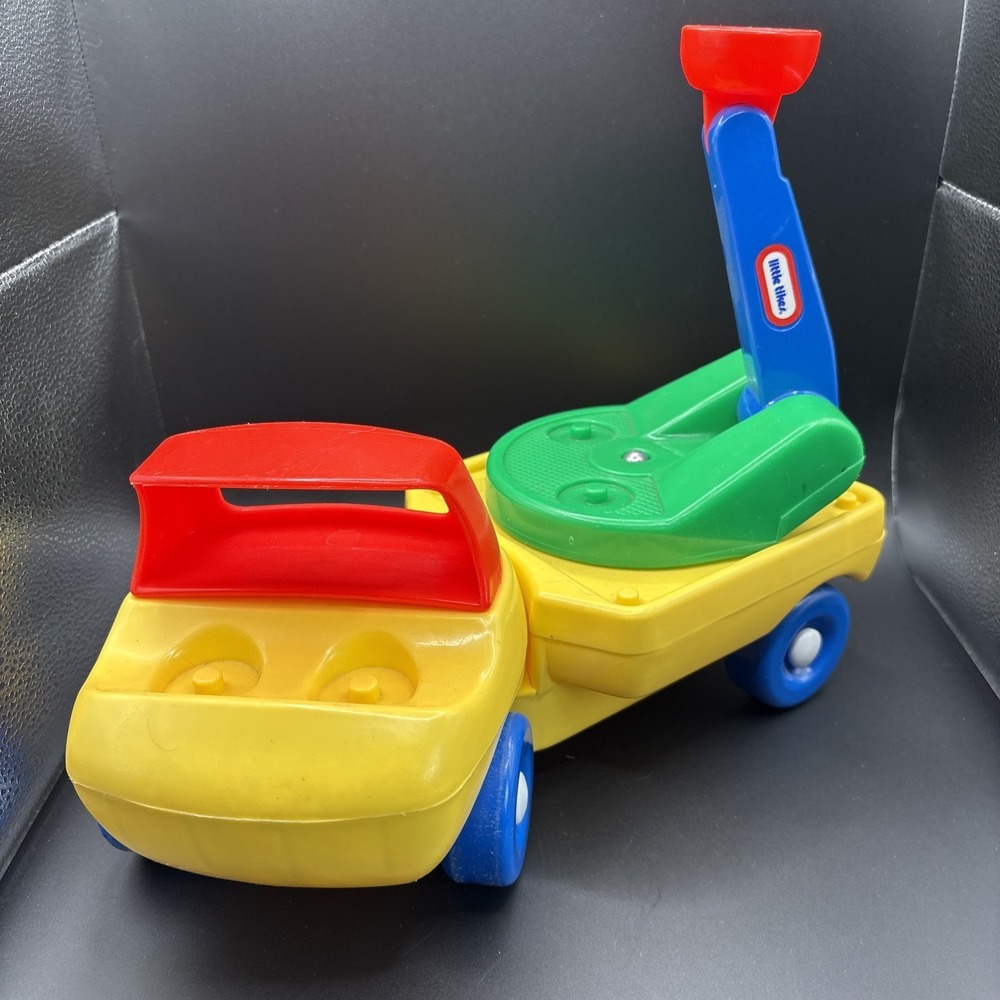Vintage Little Tikes Cherry Picker Toy Truck (1985) - Base Only